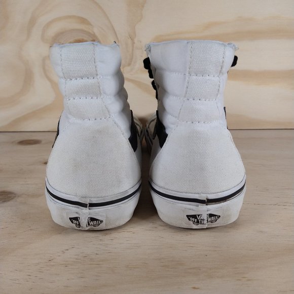 Vans - Off The Wall - SK-8 Hi - Cream/Black - Women''s - 11 - Picture 6 of 9
